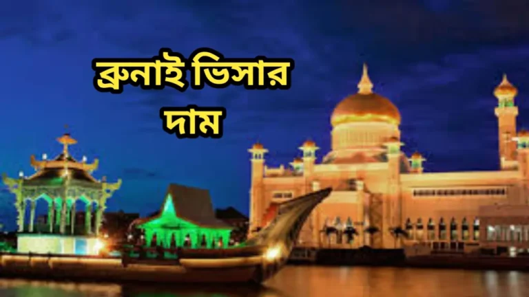 ব্রুনাই ভিসার দাম